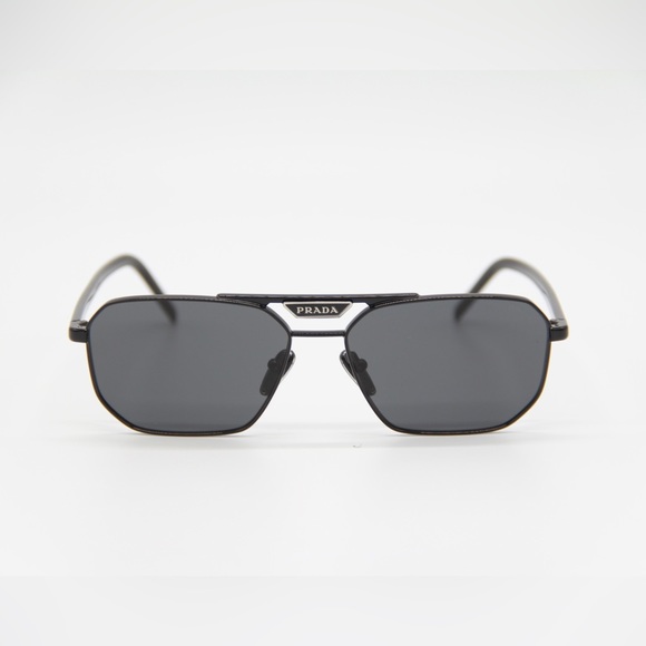 NEW PRADA PR58YS 1AB5S0 SUNGLASSES PRADA SPR 58Y BLACK UNISEX EYEWEAR PR 58YS - Picture 8 of 13